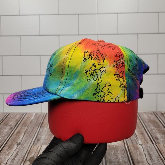 The Grateful Dead Vintage Tie Dye All Over Print Adjustable Snapback Made In USA - Picture 2 of 8